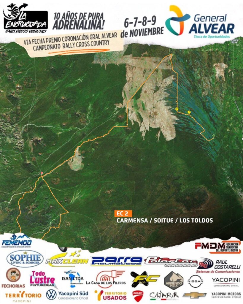 Etapa 2 - Carmensa, Soitue - Los Toldos - Baja Alvear - La Encrucijada 2025