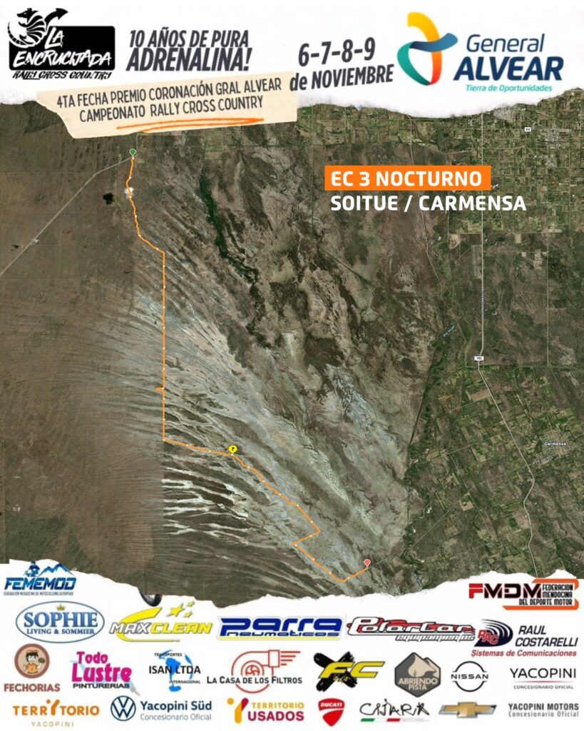 Etapa 3 - Soitue - Carmensa - Baja Alvear - La Encrucijada 2025