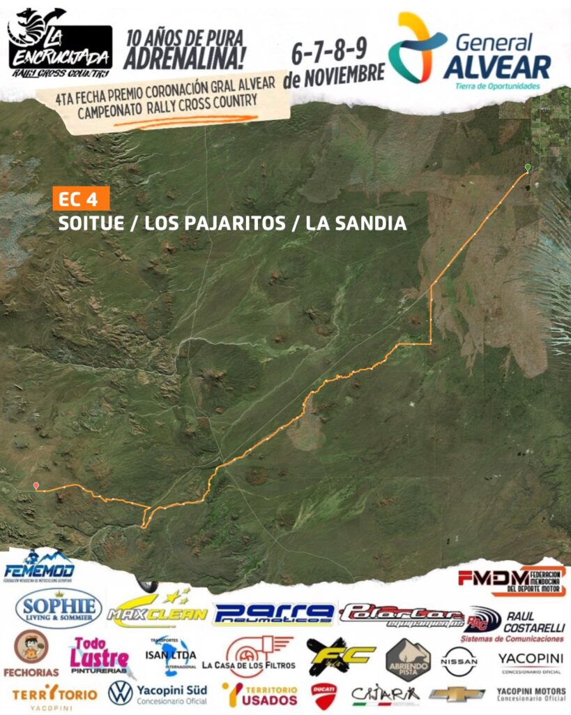 Etapa 4 - Soitue - Los Pajaritos - La Sandia - Baja Alvear - La Encrucijada 2025