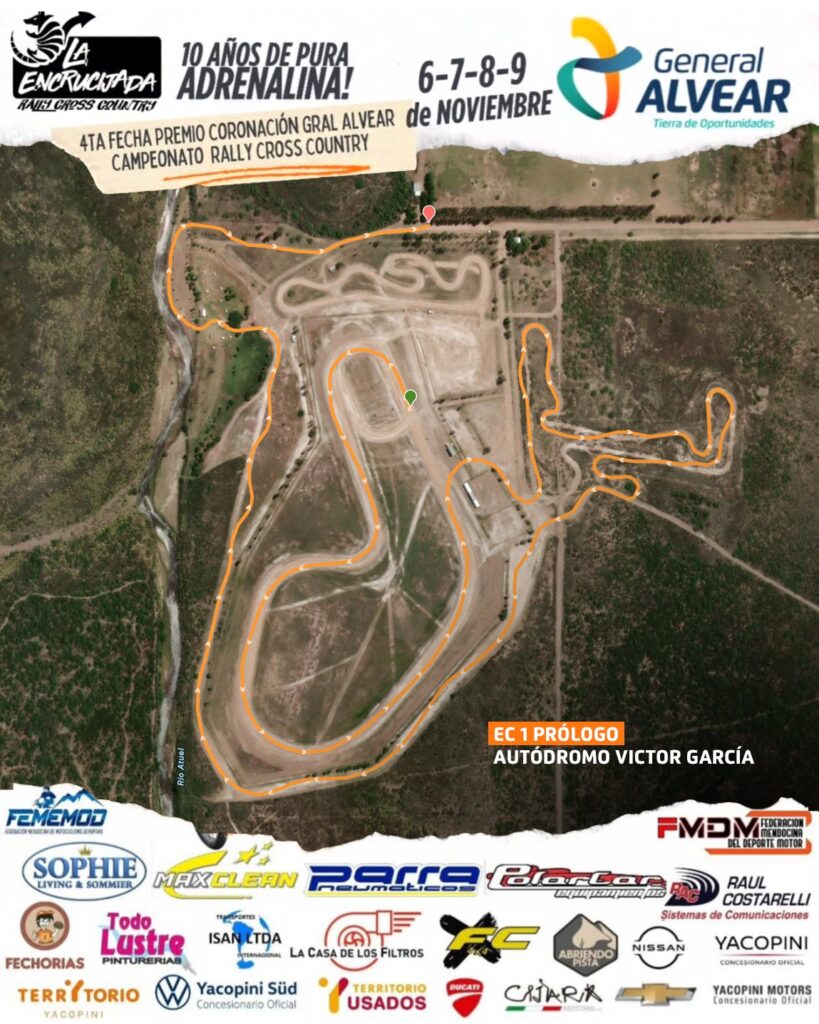 Etapa 1 - Prólogo Autódromo Victor García - Baja Alvear - La Encrucijada 2025